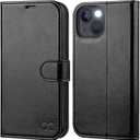 OCASE Compatible with iPhone 13 Wallet Case, PU Leather Flip Folio Case with Card Holders RFID Blocking Kickstand [Shockproof TPU Inner Shell] Phone Cover 6.1 Inch 2021 (Black)