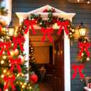 Frekkoy Christmas Bows - 12Pcs Christmas Red Velvet Bows 9''x13'' Packaged in a Box, Perfect for Gift Wrapping, Tree, Wreath, Gifts & Home Christmas Decorations