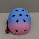 Adjustable Color Gradient Toddler Kids Bike Helmet for Girls Boys. Skateboard Bicycle Toddler Helmet 2-4 Years for Multi-Sports Cycling Scooter Inline Roller Skates Rollerblading (Medium)