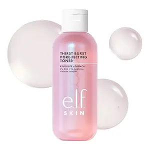 e.l.f. SKIN Thirst Burst Pore-fecting Toner, Hydrating for Face, Smooths, Plumps & Minimizes Pores, Infused with Salicylic Acid, Vegan & Cruelty-Free