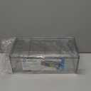 Hudgan 8 PACK Stackable Pantry Organizer Bins (3 sizes) - Clear Fridge Organizers for Kitchen, Freezer, Countertops, Cabinets - Plastic Food Storage Container with Handles for Home and Office (2 XL + 2 M + 4 S)