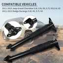Rear Air Suspension Shock Struts Replacement for 2011-2015 Jeep Grand Cherokee Dodge Durango 68069680AF 68069680AG 68069680AH (Rear Struts)