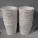 50 Pcs 85 oz Paper Food Bucket, Cardboard, White
