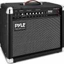 PyleUSA Portable Electric Guitar Amplifier, 40W Guitar Amp with 6" & 8" High-Definition Speakers, Dual Inputs, Overdrive, Digital Delay, 3-Band EQ, Gain & Volume Controls, Headphone Jack, Wood Cabinet