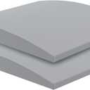 Sofa Cushion Support, Couch Cushion Support for Sagging Couch Seat, Couch Replacement Insert, 20"x20"x2", High Density Foam Furniture Seat Sagging Repair, Trapezoid 40D, Grey Set of 2