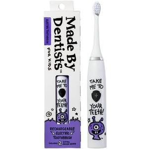 Made by Dentists Kids' Rechargeable Electric Toothbrush (with 2 Replacement Heads and Charger) - Alien Version