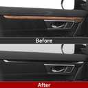 Car Decals for 2017-2022 Honda CRV CR-V Accessories ABS Carbon Fiber Stickers(Inner Door Strips)