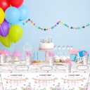 Baby Shower Party Tableware Set, Cute Baby Girl Birthday Party Decorations with Pink Flower Theme Plates, Napkin, Cups, Forks, straws for Girl Baby Shower Gender Reveal Party Supplies