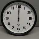 OCEST 10-inch Smart Wi-Fi Analog Wall Clock, Auto Time Sync & DST, Silent Non-Ticking Battery Operated Wall Clocks Large Display Easy to Read for Home Office School Kitchen Living Room Bedroom