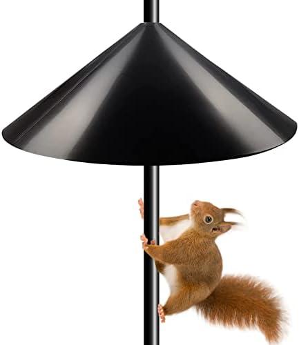 JISON21 New Squirrel Baffle, Wrap Around Bird House Squirrel Guard Baffle Protect Outside Hang Bird Feeders and Pole Mount from Raccoon Squirrels Rodents, (16inch)