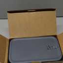 Small Lock Box for Medication Safe, Lockbox for Phone Jail, Medicine Lockable Storage Box with Code for First Aid Kits, Locked Food/Snackle Box Container for Home/Fridge/Office (Grey)