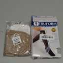 Truform Sheer Compression Stockings, 15-20 mmHg, Women's Knee High Length, 20 Denier, Nude, Large