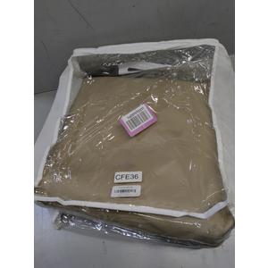 AquaGuard Marine Vinyl Fabric 1 YDS Waterproof PVC Upholstery Commercial Outdoor (Camel, 1 Yard)