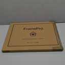 My First Year Photo Frame 12x16, Baby's First Twelve Months 4x6 and 2x3 Wallet Pictures Milestone Board Keepsake, as New Mom Baby Newborn Gift, White