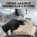 TitanFlex Heavy Duty Black Nitrile Gloves, 6 Mil, Fully Textured, Mechanic Disposable Gloves, Latex Free, Powder Free