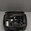 Microscope-200-4000X Magnification,Biological Educational Microscope for Students and Adults,with Phone Clip,Biological Specimen and Fill Light,Metal Material (Black)