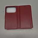 TUCCH Wallet Case for iPhone 17 Pro (6.3") 2025, 3 Credit Card Slot | RFID Blocking | Stand | PU Leather | Protective Flip Folio Cover | Shockproof TPU Interior Shell | Deep Red