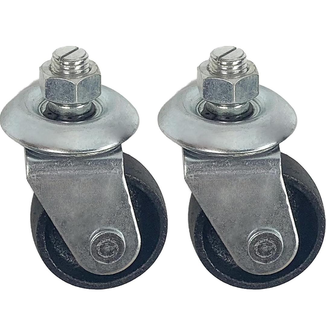2 Pcs Racing Jack Caster Wheel for 4 Ton Floor Jack, 16mm Stem