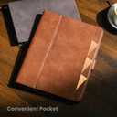 Case for iPad Air 11 Inch M4/M3/M2 (2026/2025/2024),iPad Air 5th/4th Generation 10.9'' Folio Cover with Pencil Holder Pocket,Magnetic Closure,Multi Angles Stand,Auto Sleep/Wake,Brown