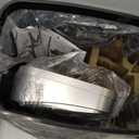 Ninestars 13 Gallon Automatic Trash Can, 50L Touchless Motion Sensor Garbage Can with Odor-Sealing Lid, Rectangular Stainless Steel, Silver Trim