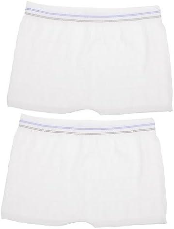 GOOHOCHY Breathable Women's Panties Seamless Women Underwear Disposable Female Underpants Solid Women's Underwear Long Day Comfort for Women Size M-L