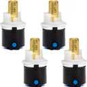 RP60400 Cartridge Replacement Valve Stem for Delta Hot and Cold Delta Two Handle Diamond Seal Technology Bathroom Shower Sink Bathtub and Beverage Replacement Cartridge (2 Pairs)