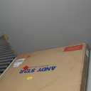 ANDY STAR Large Gold Scalloped Oval Mirror 30x40, Brushed Gold Oval Bathroom Mirror for Wall, Stainless Steel Framed Mirror for Master Vanity, Entryway, Hallway, Rust-Resistant