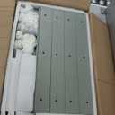 Kids Rolling 27.5''W x 17.7''D x 27.5''H Bookshelf with Wheels, 2-Tier Wooden Bookcase for Children, Open Shelf Montessori Storage Organizer, Non-Toxic Finish for Nursery Playroom Classroom