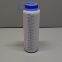 Nalgene HDPE Wide Mouth Water Bottle, Clear, 48 oz