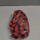 Christmas Checked Tree Topper,48x13 Inches Large Toppers Bow,Red and Black Plaid Buffalo Decorative Bows for Christmas Decoration (Red and Black Plaid)