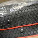Car Floor Mats All Weather Custom Fit for Hyundai Kona 2018-2023 Non Electric Models，Odorless，Washable， Heavy Duty， Rubber， All Weather，Floor Liners， Black/Red