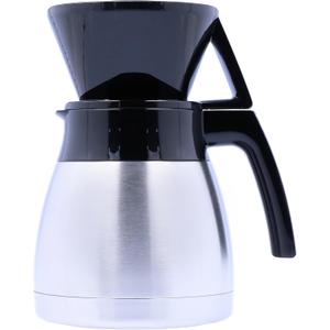 Melitta Pour-Over Coffee Brewer & Stainless Steel Carafe Set with Coffee Filters, 42 Ounce Set