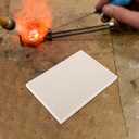 Tofficu Jewelry Soldering Board 7.87X5.62X0.51 Inch Heat Resistant Refractory Honeycomb Panel for Silver Copper Gold Welding Insulation and Crafting
