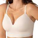 SHAPERMINT Bra - Wireless Bras for Women No Underwire - Wirefree Bralettes for Women with Support - Wireless Bra Bralette Chai Large