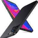 TORRAS Slim Fit for iPhone 12 Pro Max Case Ultra-Thin Sturdy Protective Cover with Non-Slip Grip & No Fingerprint Hard Plastic Super Slim Phone Case for iPhone 12 Pro Max Phone Case 6.7", Space Black