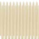 Taper Candles 10-Inch - Ivory Dripless Candlesticks Unscented Tall Cream Tapered Candles Smokeless Slow Burn 8 Hours Candle Sticks Paraffin Wax with Cotton Wicks for Wedding Dinner 24 Pack