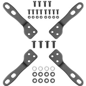 Mount-It! VESA Mount Adapter Kit | TV Wall Mount Bracket Adapter Converts 75x75 and 100x100 mm Patterns to 200x100 and 200x200 mm | Fits Most 23 Inch to 42 Inch TVs and Monitors | Hardware Included