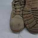 NORTIV 8 Mens Military Tactical Work Boots Hiking Side Zip Leather Outdoor Motorcycle Combat Boots Response (10, Sand)