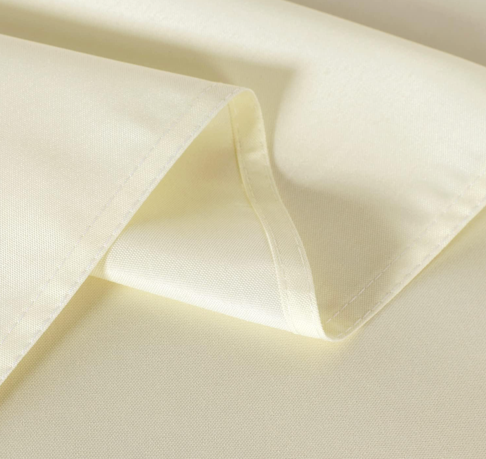1 Pack Beige Tablecloths 60x84 Inch for 6 Feet Rectangle Tables