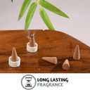 Folkulture Incense Cones (60 Cones) | Set of 6 Fresh Summer Fragrance Fruit Incense Cones for Home, Relaxation, Aromatherapy Gifts | No Charcoal,Organic,Non Toxic Citrus,Coconut,Mango Inscents-Cones