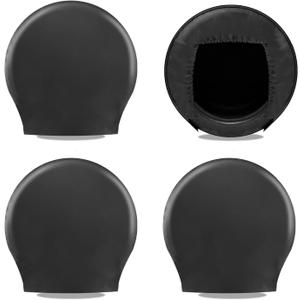 Camper Tire Covers for Trailers,Tire Covers for Cars 23-26 inches, RV, Truck, SUV, Tough tire Wheel Protection Trucks,Trailers, campervans Wheel Cover,Rv Wheel Covers Set of 4,