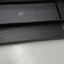 Ekena Millwork Lifetime Vinyl LP2S14X03900BL Standard Two Equal Panel Vinyls, Raised Panel Vinyl Shutters, w/Installation Shutter-Lok's & Matching Screws (Per Pair), 14.75"W x 39"H, Black