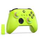 W&O Wireless Controller for With Xbox One, Xbox Series X/S, Xbox One X/S, PC, With RGB LED Light, Mappable Buttons, With 2.4GHZ Wireless Adapter Gamepad (Electric Volt)