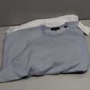 Vince Men's Birdseye Raglan Crew (XX-Large, Med H Grey/Deco Cream)