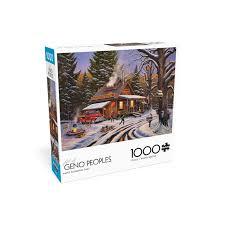 Buffalo Games 1000-Piece Geno Peoples Maple Sugaring Time Jigsaw Puzzle