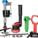 Fluidmaster K-400H-021-P8 PerforMAX 2-Inch Everything Toilet Repair Kit, Multicolor