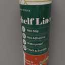 Shelf Liners for Kitchen Cabinets 12in x 20FT, Non Adhesive Cabinet Liner Strong Non-Slip Thickened Gold Geometric Drawer Liner, Easy to Clean for Shelf, Cabinet with Knife and Tape Measure