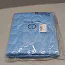 Summer Dog Cooling Mat,2025 Ice Silk Self Cooling Pad for Dogs Cats,Washable & Portable Cooling Dog Bed Indoor Outdoor(Blue,28''x22'')