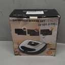 3-in-1 Waffle Maker with Removable Plates, Breakfast Sandwich Press Precise 210°F-450°F/100°C-230°C Control, Easy Clean, Meet Various Needs (3-in-1 Waffle Maker)