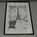 RUN HELIX A3 Picture Frame Black for Wall Hanging, Wall Mounting Horizontally or Vertically, 11.7 x 16.5 inch Wall Gallery Poster Photo Frame with Durable Shatter Resistant Plexiglass, Black